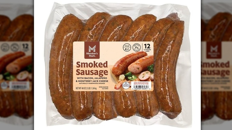 Package of Member's Mark smoked sausage
