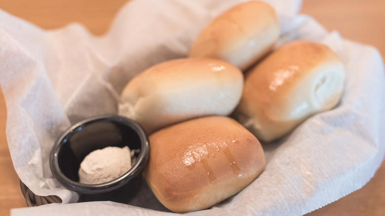 Basket of rolls 