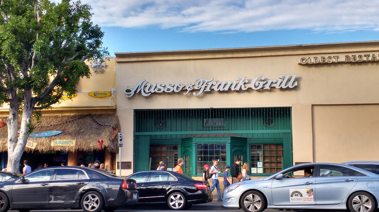 Exterior shot of Musso & Frank Grill
