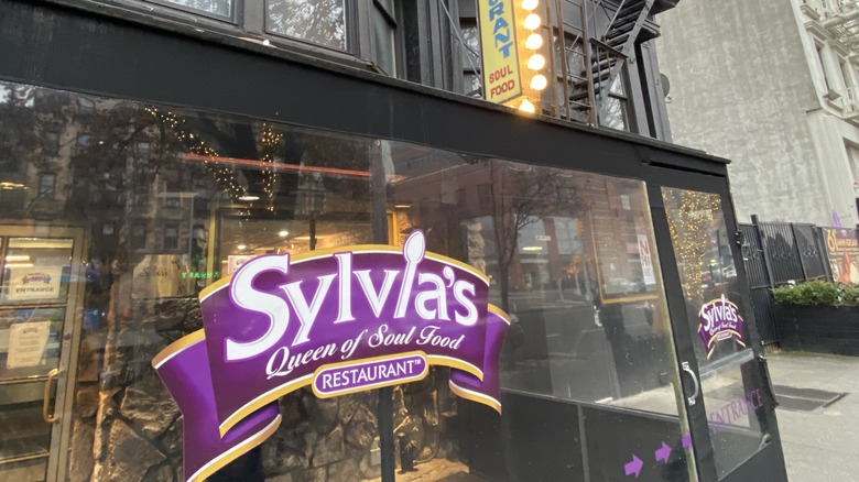 Sylvia's exterior sign