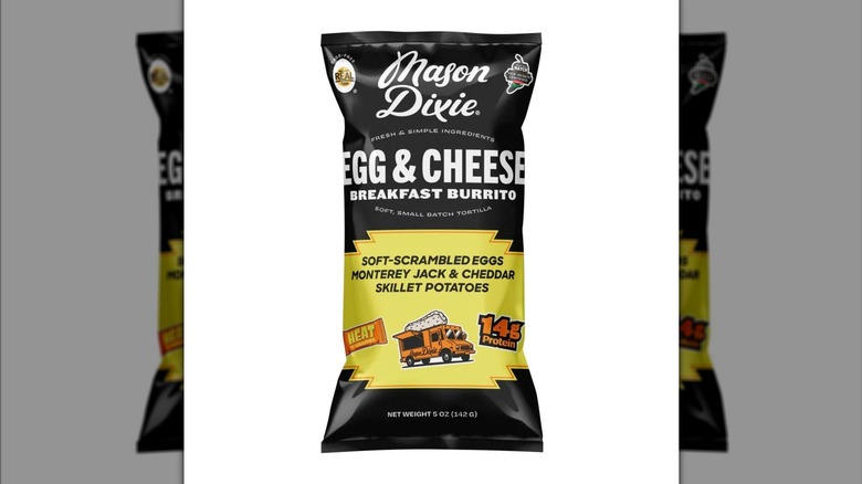 Mason Dixie Egg Cheese breakfast burrito