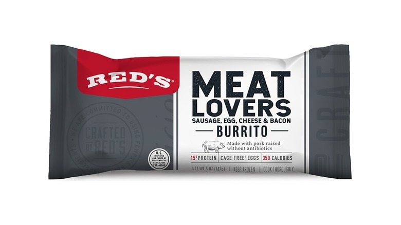 Reds Meat Lovers breakfast burrito