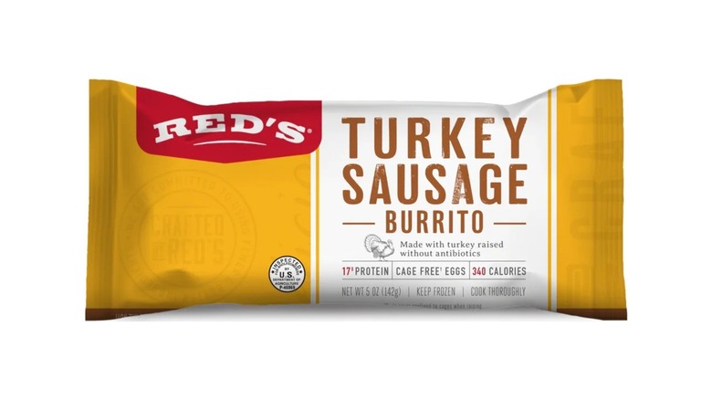 Red's Turkey Sausage breakfast burrito