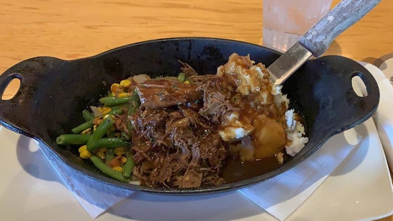 cast-iron pot roast meal