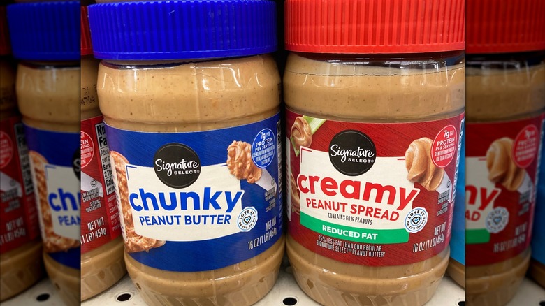 jars of Signature Select peanut butter