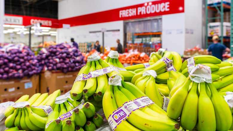 bunches of Costco bananas