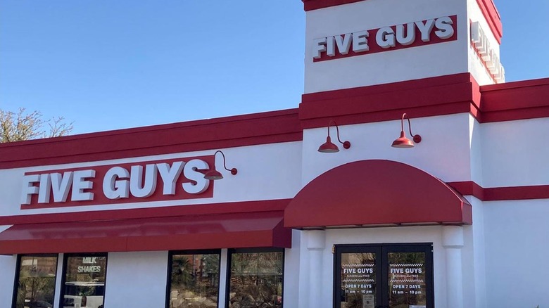 five guys storefront