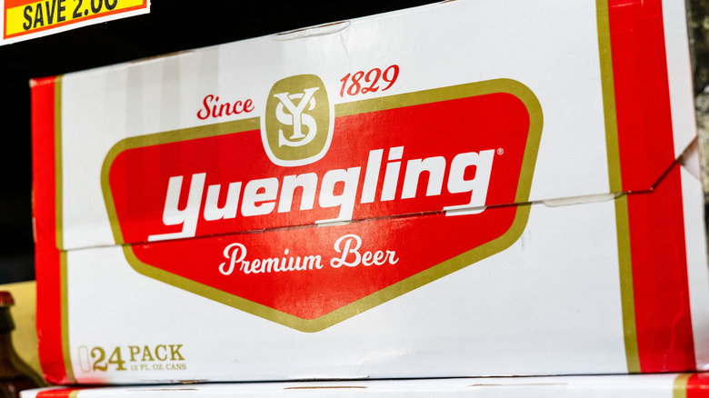 A 24-pack of Yuengling beer
