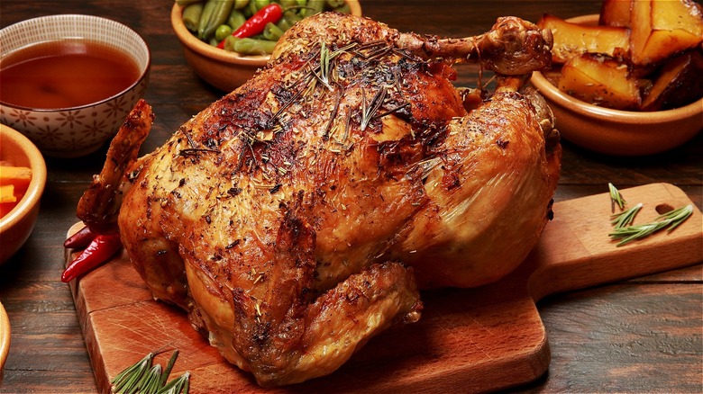 Roast chicken