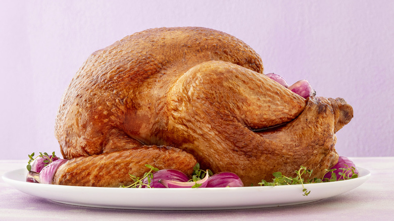 a roast turkey