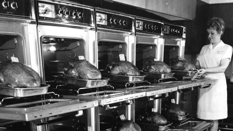Cooking turkeys at Butterball