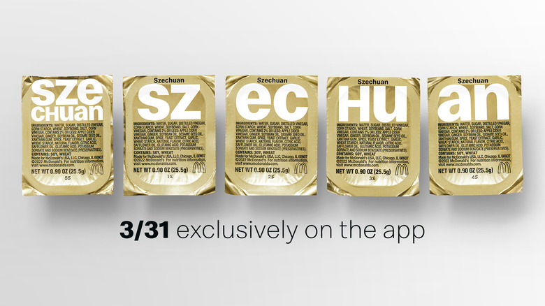 mcdonald's szechuan sauce packets