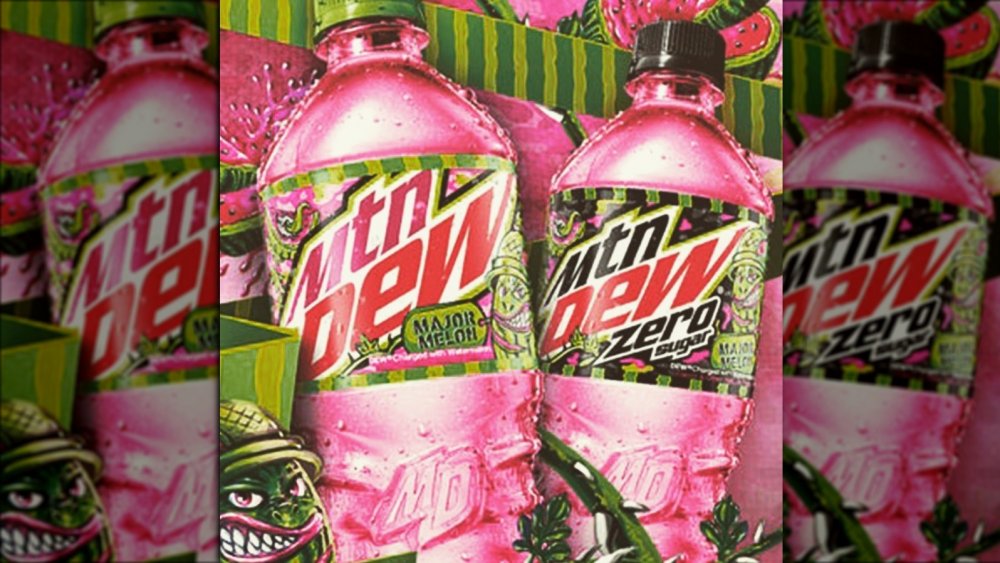 Mountain Dew Major Melon promotional material