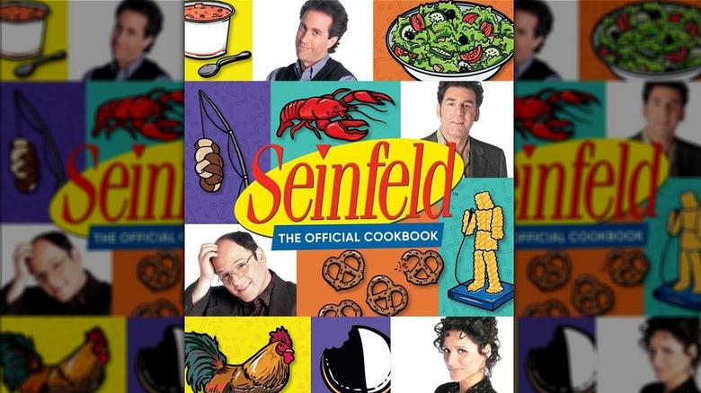 The cover shot of the "Seinfeld Official Cookbook"