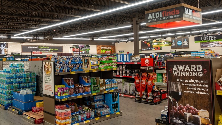 Aldi store interior