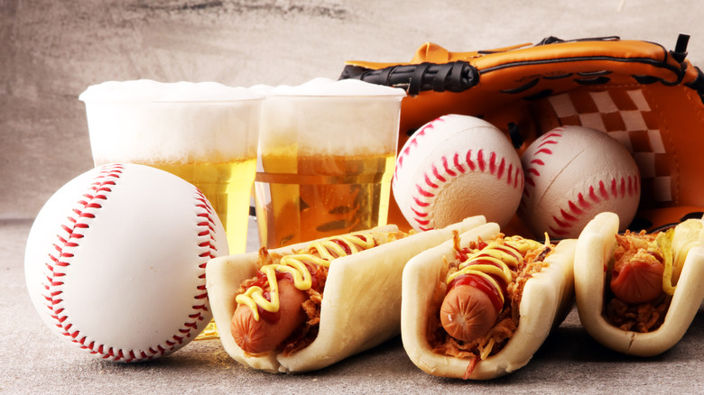 Hot dogs, beer, and baseballs