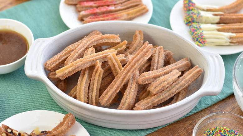 Star-shaped churros