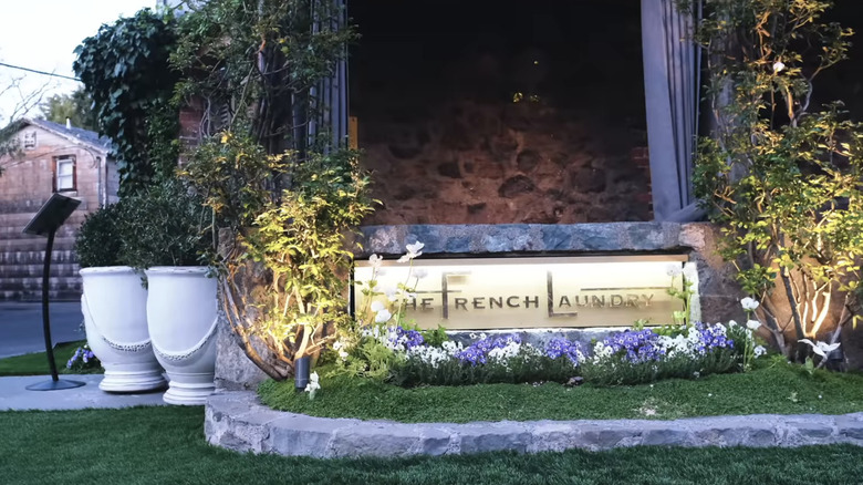 Exterior shot of French Laundry