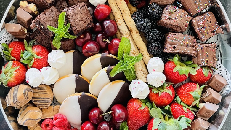 Trader Joe's products dessert board