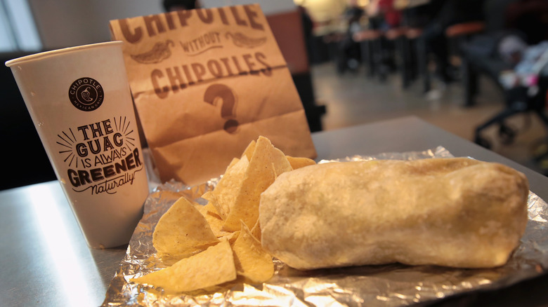 Chipotle food items
