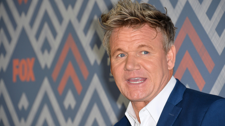 Chef Gordon Ramsay at event