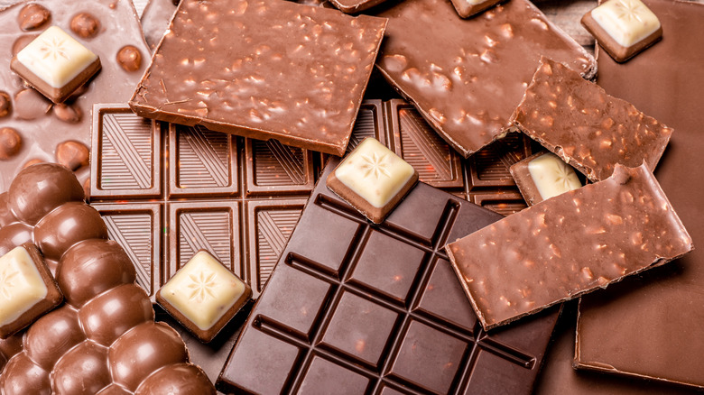 Types of chocolate bars