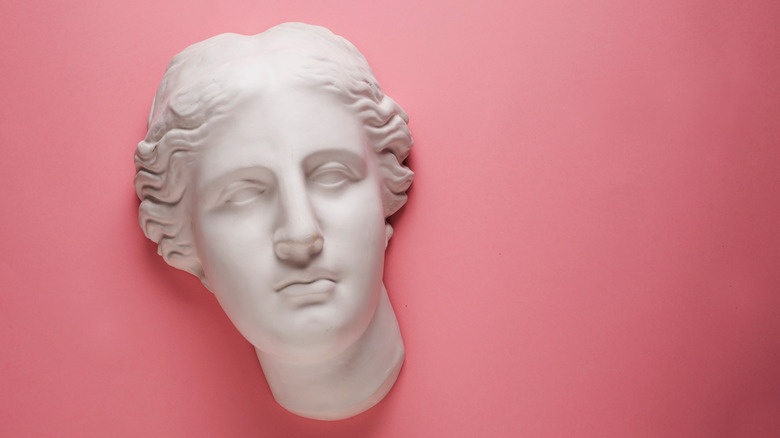 Plaster of Aphrodite's head 