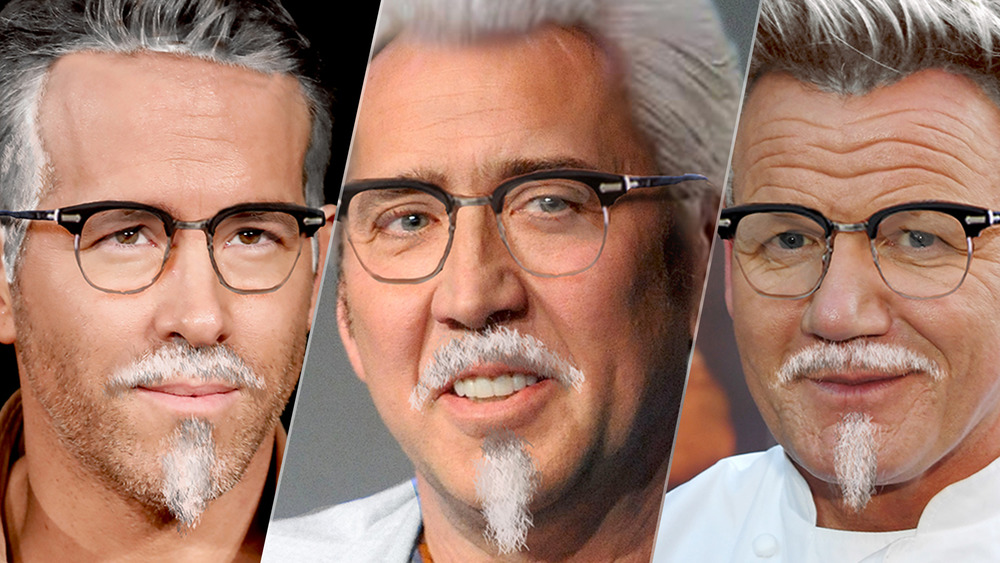 Ryan Reynolds, Nic Cage, Gordon Ramsay as Colonel Sanders