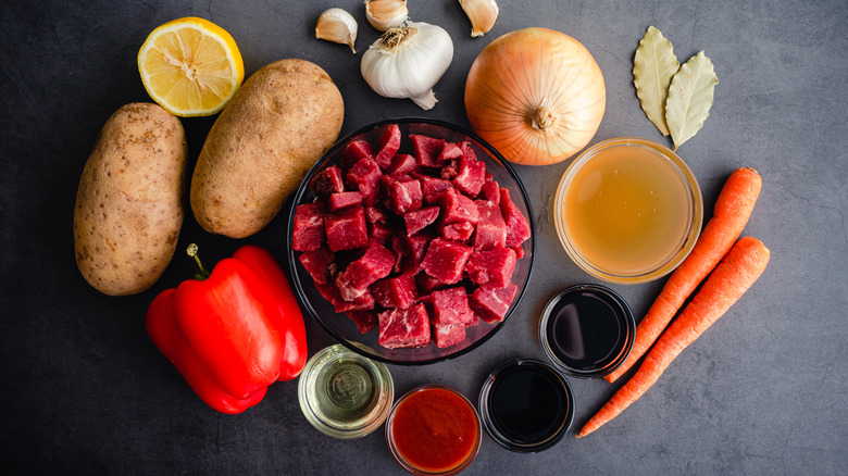 Assortment of ingredients