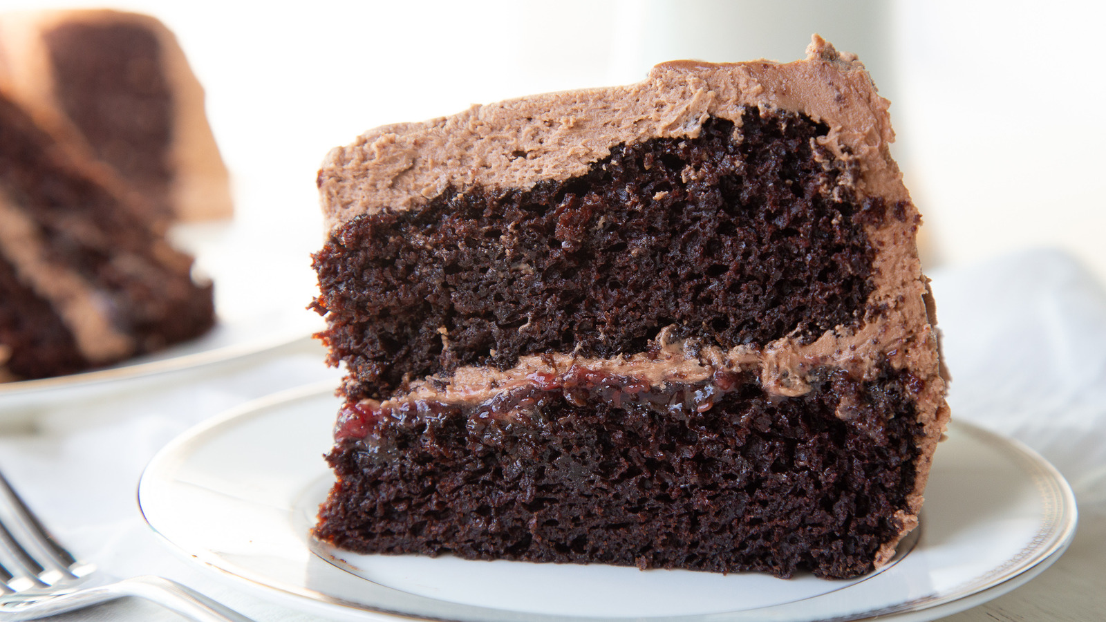 Add Nutella To Your Buttercream For A Next-Level Chocolate Raspberry Cake