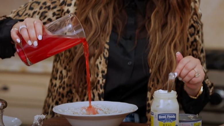 Houghton adding fruit punch to tuna salad