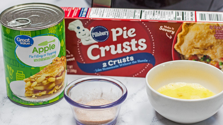 Ingredients for Air Fryer apple pies