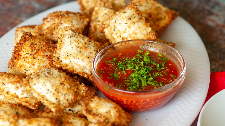 air fryer toasted ravioli