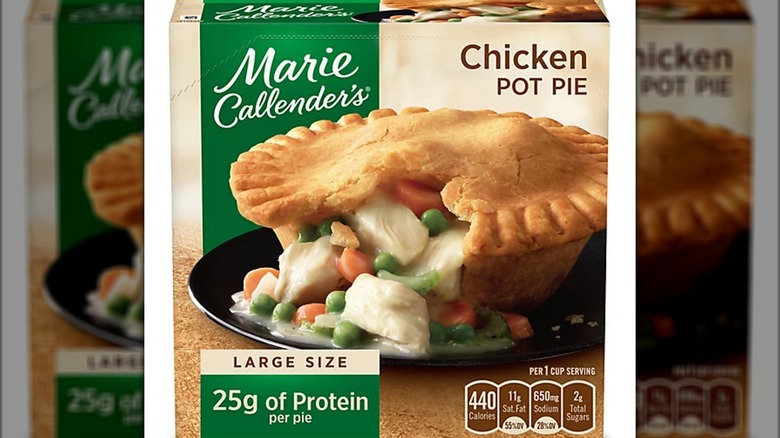 Box of Marie Callender's Frozen Chicken Pot Pie﻿