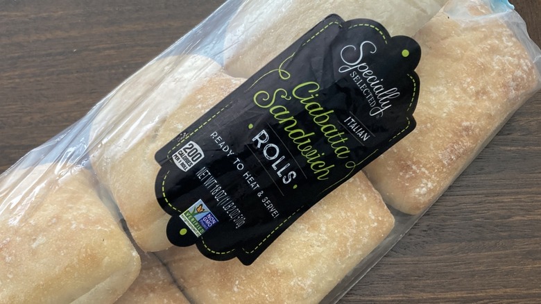 Specially Selected ciabatta sandwich rolls from Aldi