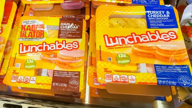  Lunchables with ham turkey cheddar