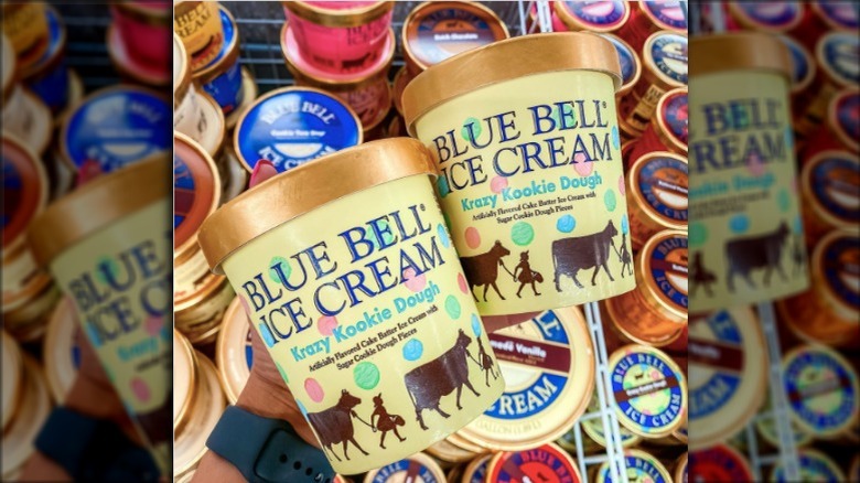 Krazy Kookie Dough Blue Bell Ice Cream at Aldi