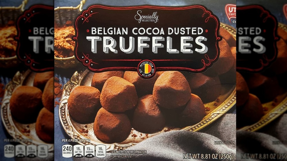 Belgian cocoa dusted truffles