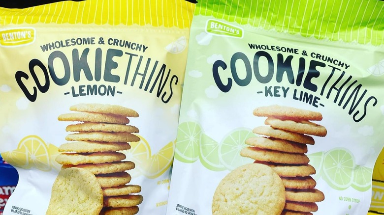 Cookie thins in lemon and key lime flavors