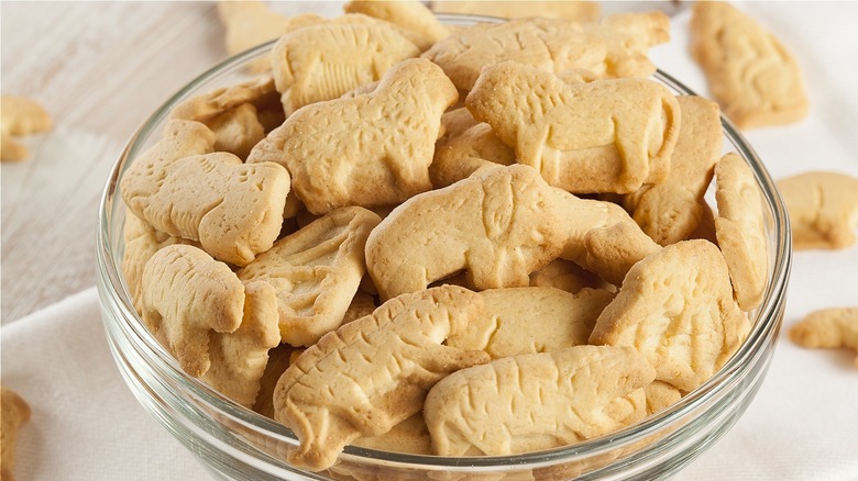 Bowl of animal crackers