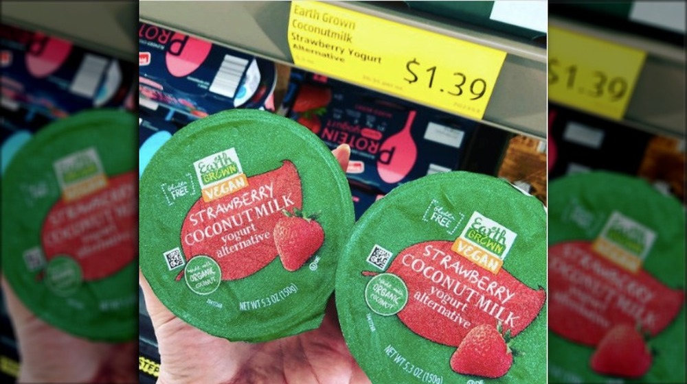 Aldi coconut milk strawberry yogurt