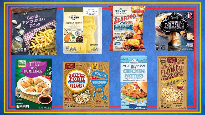 Packaged Aldi food products