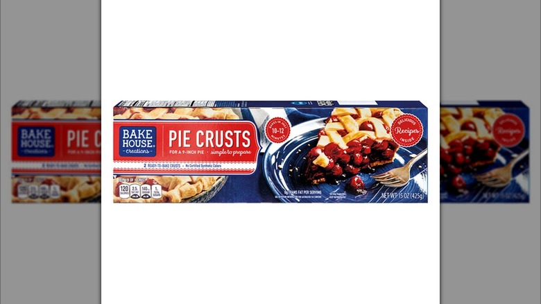 box of Aldi pie crusts