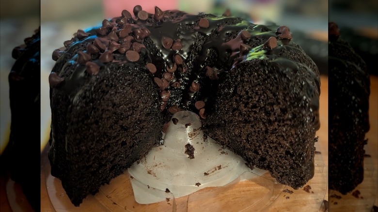 Aldi Triple Chocolate Creme cake