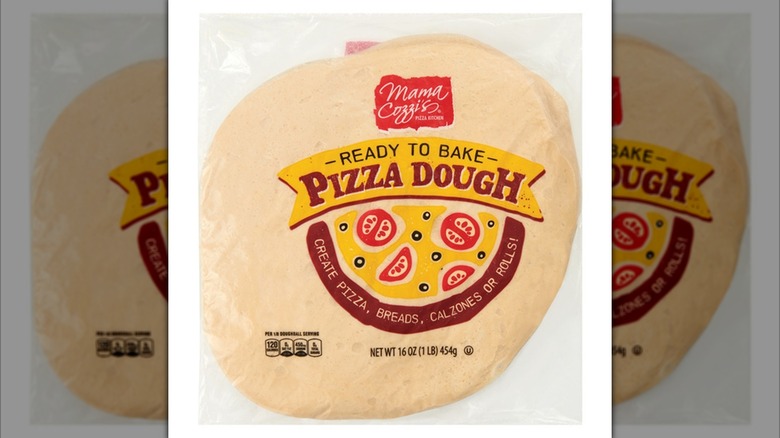 Mama Cozzi's pizza dough from Aldi