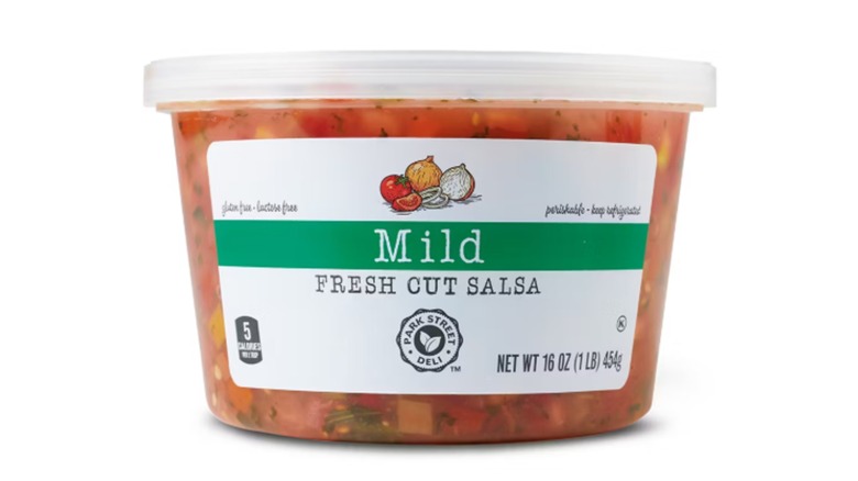 Tub of mild deli salsa
