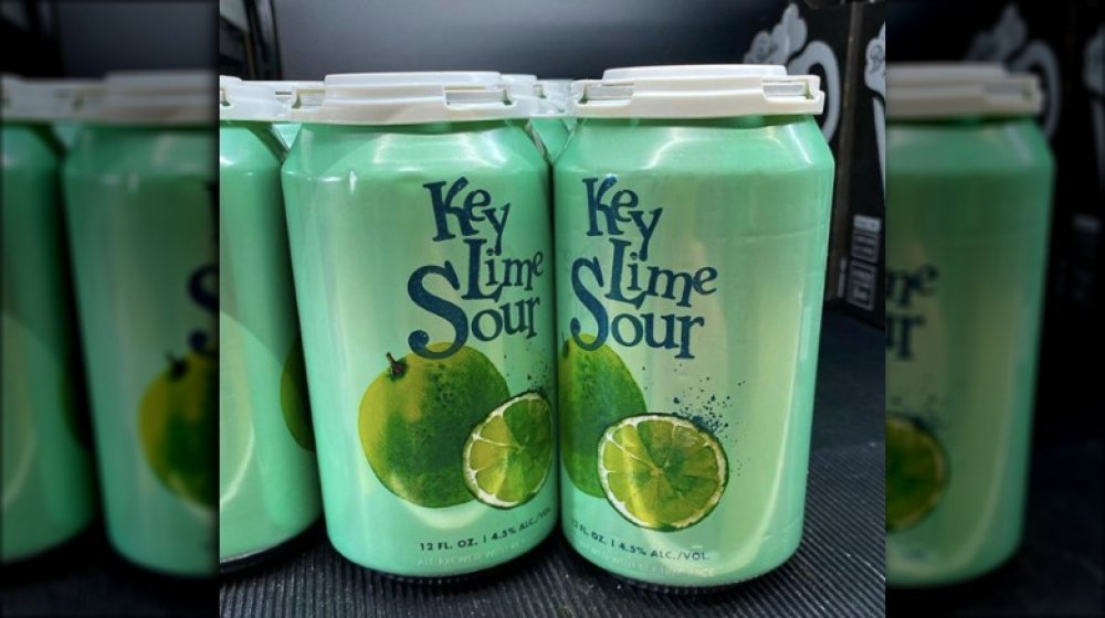 cans of Aldi's key lime sour beer
