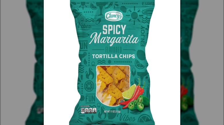 Bag of Clancy's Spicy Margarita Tortilla Chips from Aldi
