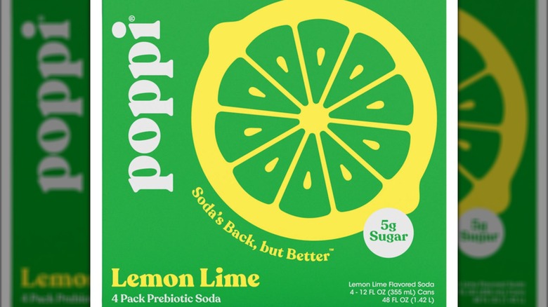 Poppi Lemon Lime Prebiotic Soda 4 Pack from Aldi