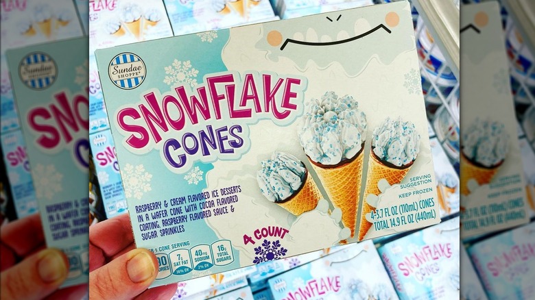 Aldi's Snowflake Cones